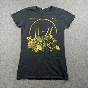 Twenty One Pilots Shirt Youth Small Black Floral Graphic Band Tee Bay Island